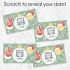 Big Dot of Happiness Groovy Christmas - Pastel Holiday Party Game Scratch Off Dare Cards - 22 Count - 3 of 4
