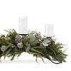 Mixed Pine Candle Holder Centerpiece 32"L - 3 of 3