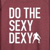 Women's - Instant Message - Do The Sexy Dexy Lightweight French Terry Wide Neck Long Sleeve Graphic Shirt - 2 of 4