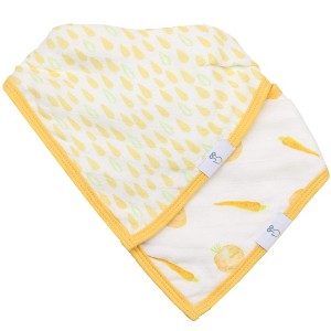 Bestselling Muslin & Terry Cloth Bib Set - 1 of 4