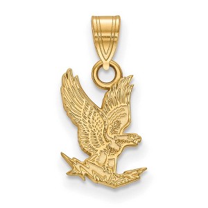 Black Bow Jewelry 14k Yellow Gold Plated Sterling Silver United States Air Force Academy Fighting Falcons NCAA Small Pendant - 1 of 3