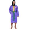 DC Comics Batman Men's Joker Jacket Hooded Fleece Robe (One Size) - 4 of 4