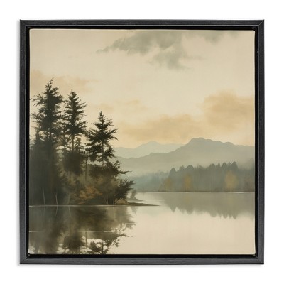 Stupell Industries Beige Mountain Landscape, 18" x 18"