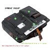Stylish 17 inch Canvas Laptop Bag Messenger Bag Briefcase Vintage Crossbody Shoulder Bag Military Satchel for Men BC-07 (Light Black) - 3 of 4