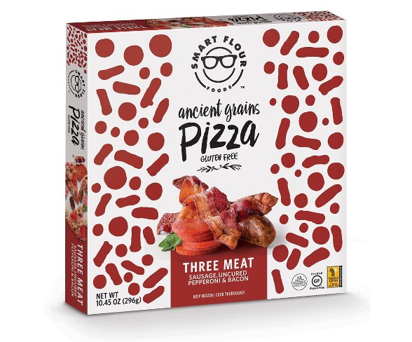 Smart Flour Three Meat Frozen Pizza - 10.25oz