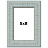 PosterPalooza | Photo Size Refined Blue Picture Frame - UV Acrylic, Foam Board Backing, Hanging Hardware - 2 of 4