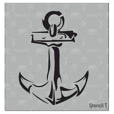 Stencil1 Anchor - Stencil 5.75" x 6"