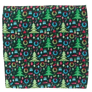 CTM Trendy Christmas Pattern Holiday Print Bandana - 1 of 4