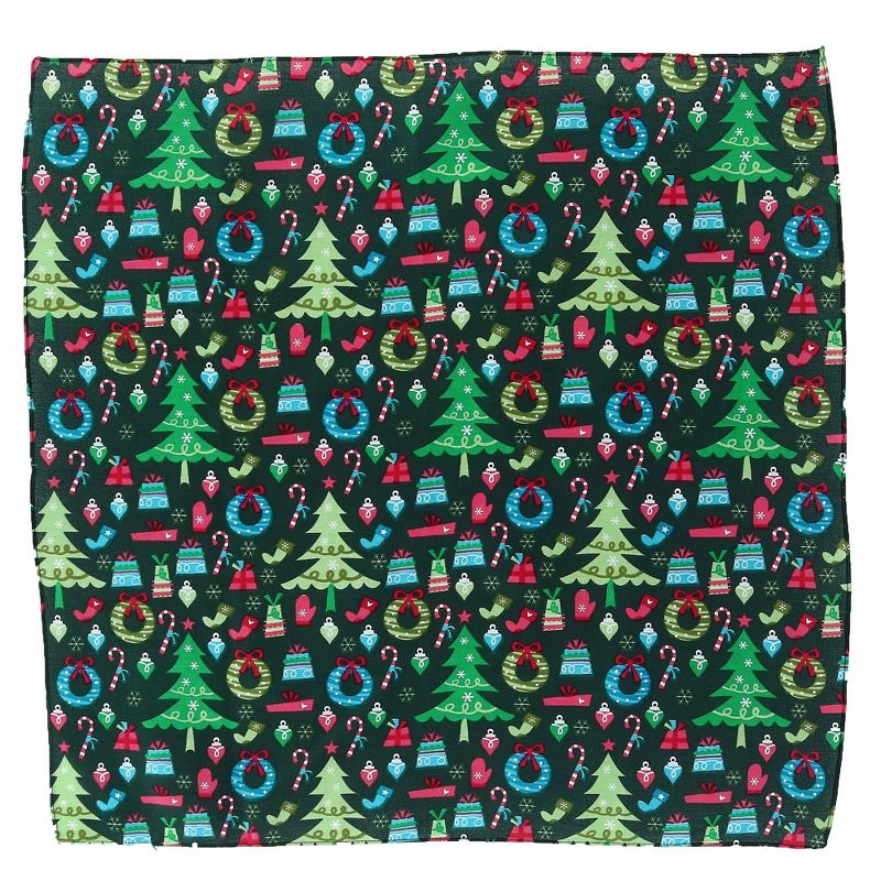 CTM Trendy Christmas Pattern Holiday Print Bandana, 1 of 2