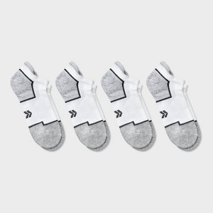 Women's Cushioned Active Accents 4pk Athletic Tab No Show Socks - All In Motion™ 4-10 - 1 of 3