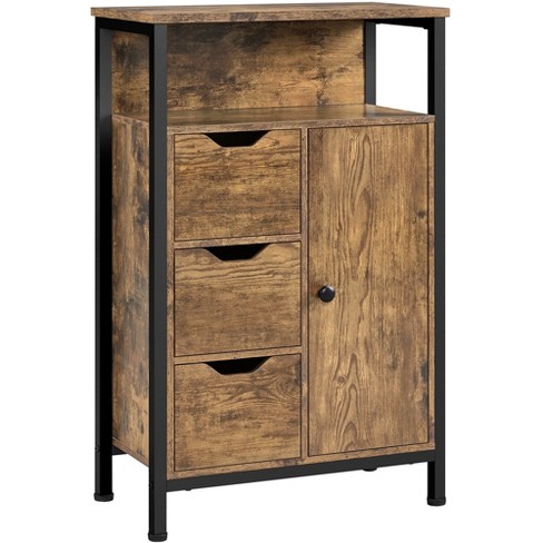 Tangkula Freestanding Over The Toilet Storage Cabinet Bathroom Cabinet With  Sliding Barn Door & Storage Shelves Rustic : Target