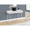 Monarch Specialties Computer Desk Home Office Laptop Left Right Set-Up Storage Drawers 40InchL Work Metal Laminate White Contemporary Modern - 2 of 4