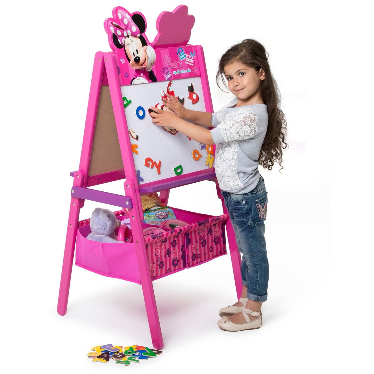 Delta Children Minnie Mouse Kids Double-Sided Easel - thumbnail 5