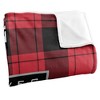 Western Oregon University Campus Plaid Spirit Silky Touch Super Soft Throw Blanket 50x60 - 3 of 4