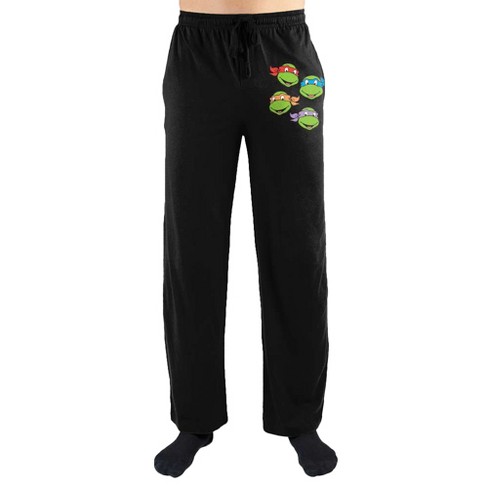 Teenage Mutant Ninja Turtles TMNT Four Brothers Print Men's Sleepwear Sleep  Pajama Pants Large