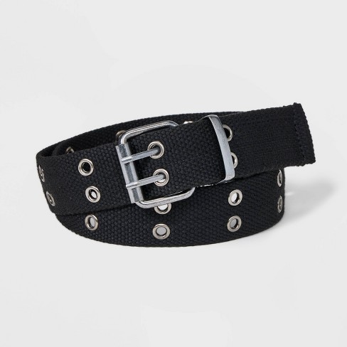 Accessories, Reversible Belt With Silver Buckle Closure