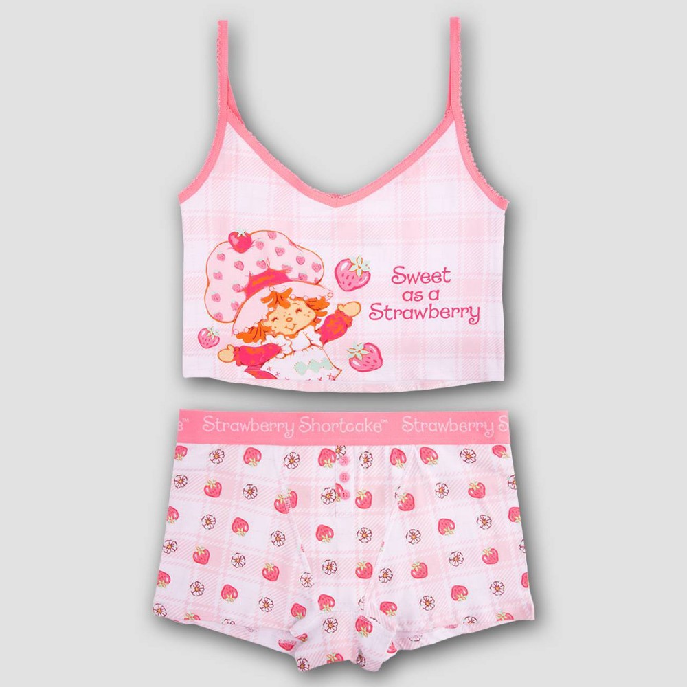 Women's Strawberry Shortcake Cami & Boxer Set - Multicolor XXL