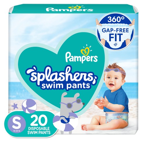 Pampers Splashers Baby Shark Edition Size 5-6, 14kg+, 10 Disposable Swim  Nappy Pants, Baby & Toddler