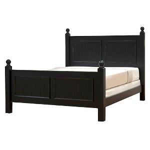 John Boyd Designs Notting Hill Collection Queen Poster Bed - Black