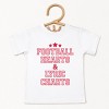 Football Hearts & Lyric Charts - Kids Youth Short Sleeve Tee and Toddler Short Sleeve Tee - 2 of 3