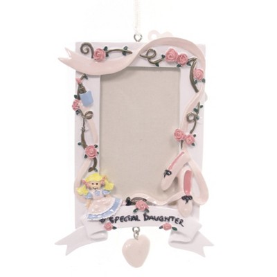 Personalized Ornaments 5.0 Inch Special Daughter Frame Personalized Free Ballet Doll Tree Ornaments