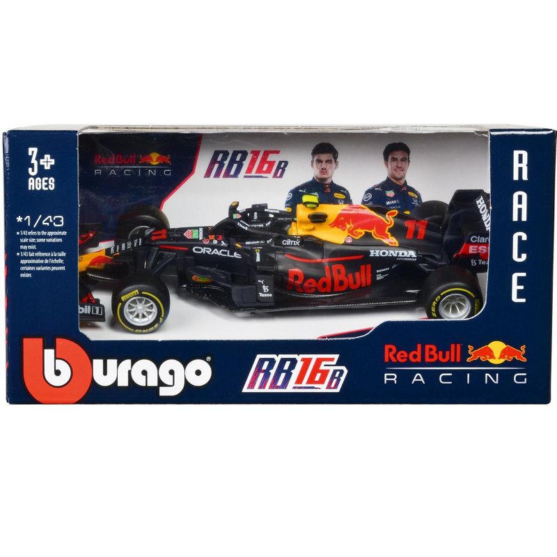 Honda RB16B #11 Sergio Perez "Red Bull Racing" Formula One F1 World Championship (2021) 1/43 Diecast Model Car by Bburago, 3 of 4
