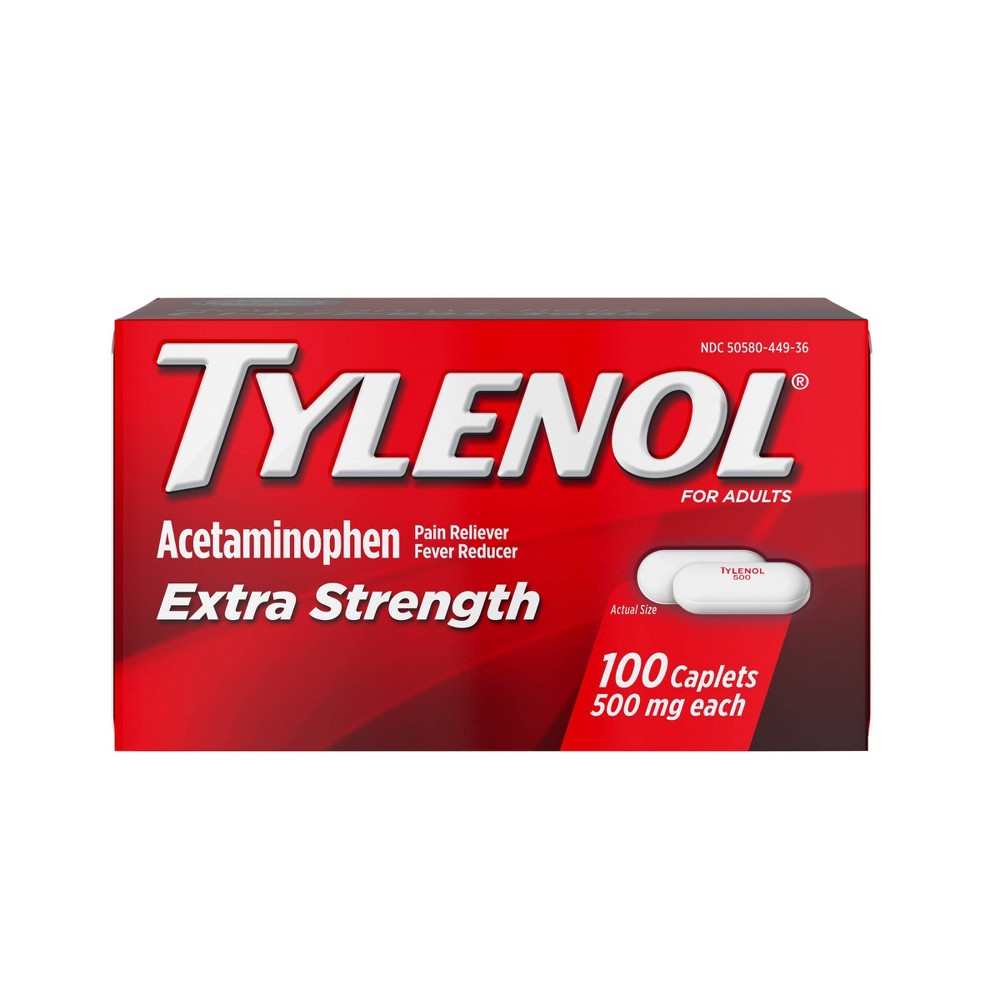 UPC 300450449092 product image for Tylenol Extra Strength Pain Reliever and Fever Reducer Caplets - Acetaminophen - | upcitemdb.com