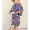 Women's Floral Off Shoulder Romper - umgee - 3 of 4