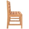 vidaXL Solid Teak Wood Patio Bench - 59.1" Outdoor Garden Furniture with Fine Sanded Finish and Extra Stability, Weather Resistant - 4 of 4