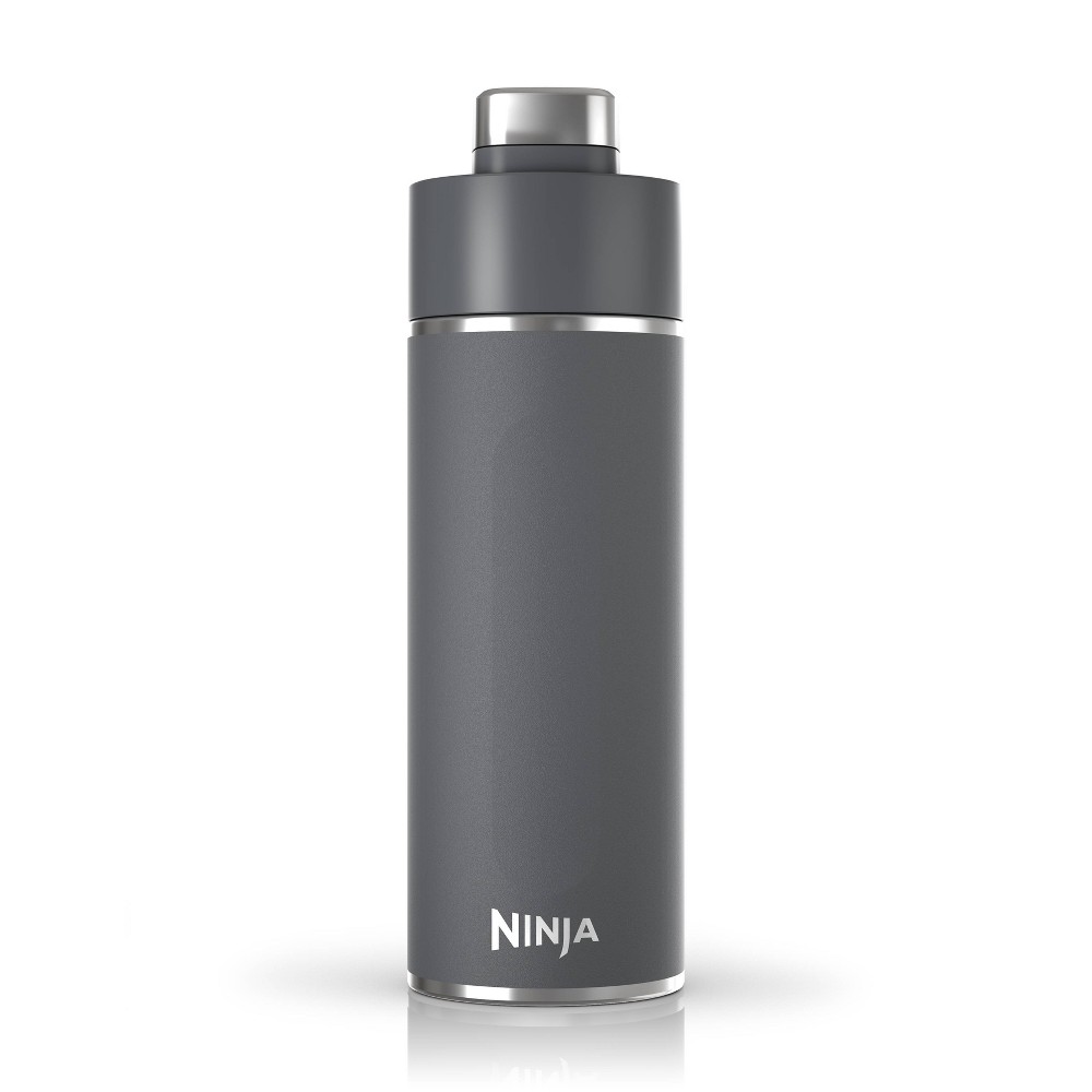 Photos - Glass Ninja Thirsti 24oz Travel Water Bottle - Charcoal Gray 