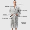 Alpine Swiss Pure Cotton Mens Terry Cloth Bathrobe Super Absorbent Spa Robe - 2 of 4