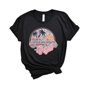 Simply Sage Market Women's Retro Aloha Short Sleeve Graphic Tee - 1 of 3