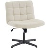 Square Back Upholstered Home Office Chair - 4 of 4