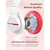 iClever Kids Headphones for School Travel, Safe Volume Limited, HD Mic Stereo Sound Over-Ear Girls Boys Headphones for Kid - 4 of 4