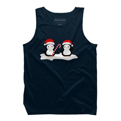 Men's Design By Humans Christmas penguins are so cute By happinessinatee Tank Top