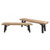 Maggift Outdoor Patio Seating Sets, Unique Design, Ideal for Conversations, Perfect for Gardens and Living Spaces, Beige, 63"*14.25"*17.75" - 4 of 4
