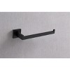 ChicFurnit Bathroom Towel Holder 9 Piece Set for Stylish and Efficient Home Organization, Black, 24"*4"*4" - 4 of 4