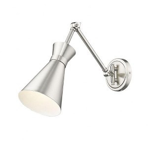 Mid-Century Wall Sconce - Adjustable Arm, 100W Incandescent, Damp Rated, Soriano Collection - 1 of 4
