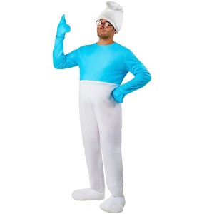 Rubies The Smurfs: Brainy Smurf Men's Costume - 1 of 2