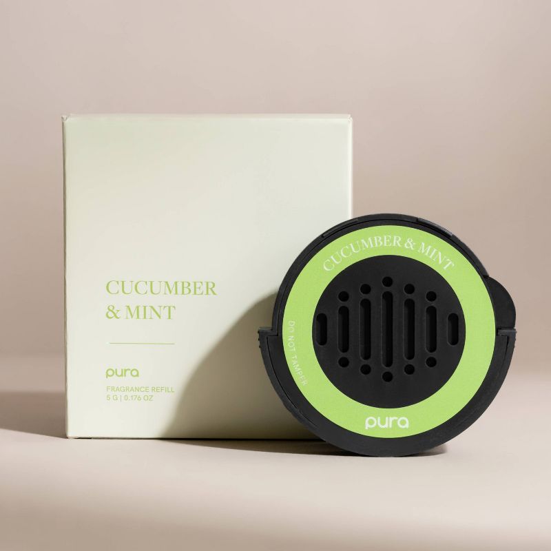 Pura Cucumber and Mint Car Fragrance Refill, 3 of 9