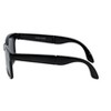 Calabria Classic Folding Wayfarer Sunglasses with 100% UVA/UVB Protection (Black Frame & Green Lens) - 3 of 4