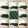 Okak Modern Modular Tufted Design Sectional Loveseat Sofa with Pillows,Deep Seat Sofa Couch for Living Room,Apartment,Guestroom - 4 of 4