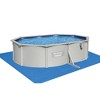 Bestway Hydrium 16’5” x 12’ x 48” Oval Steel Wall Above Ground Pool Set with Sand Filter Pump, Skimmer and Ladder – Semi-Permanent Swimming Pool - 3 of 4
