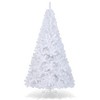 Costway 5/6/7/8 FT Artificial Christmas Tree Unlit Christmas Tree with 350/650/950/1138 Branch Tips Foldable Metal Stand - 2 of 4