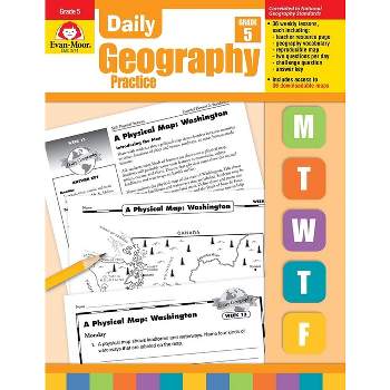 Daily Geography Practice Grade 5 - by  Evan-Moor Corporation (Paperback)