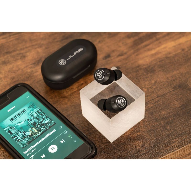 JLab JBuds Air Active Noise Cancelling True Wireless Bluetooth Earbuds - Black, 6 of 12
