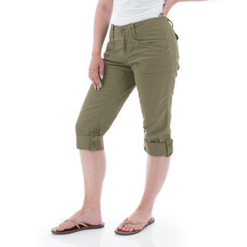 Women's High-rise Slim Fit Effortless Pintuck Ankle Pants - A New Day™  Green 14 : Target