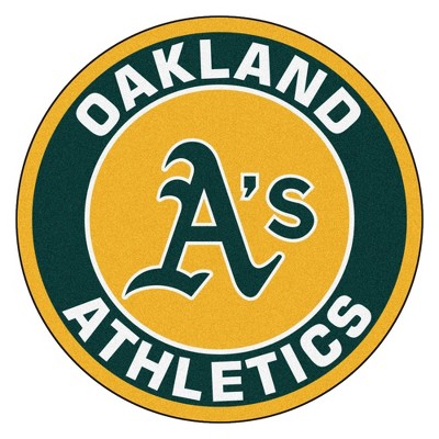 MLB Oakland Athletics 27"x27" Roundel Rug