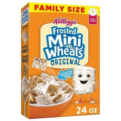 Kellogg's Frosted Mini Wheats Cold Breakfast Cereal, 24.0 oz
