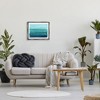 Stupell Industries Turquoise Gradient Shape Painting Black Floater Framed Canvas Wall Art - 2 of 4